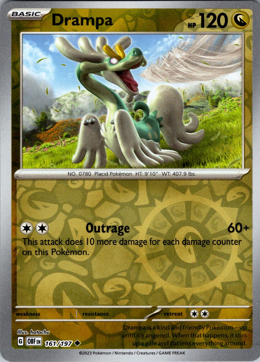 Drampa [Reverse Holo] #161