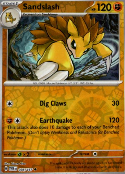 Sandslash [Reverse Holo] #98