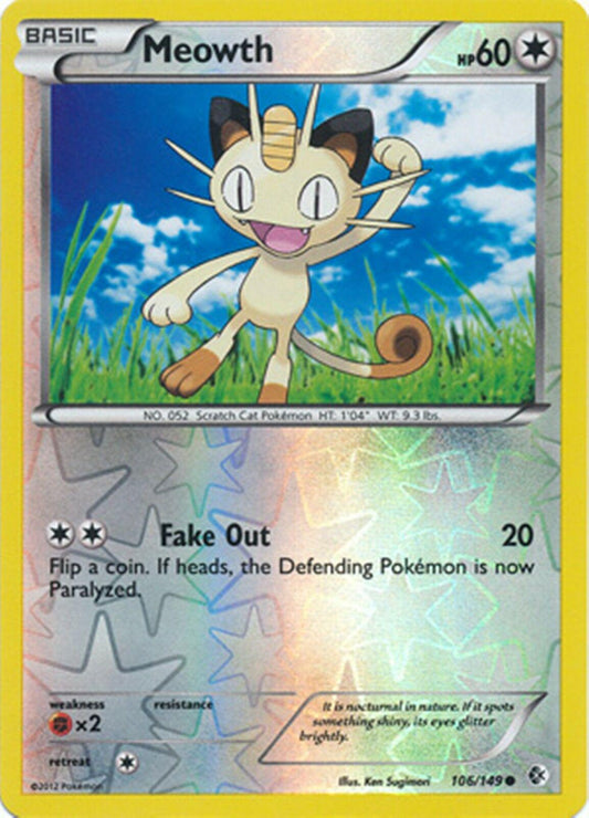 Meowth [Reverse Holo] #106