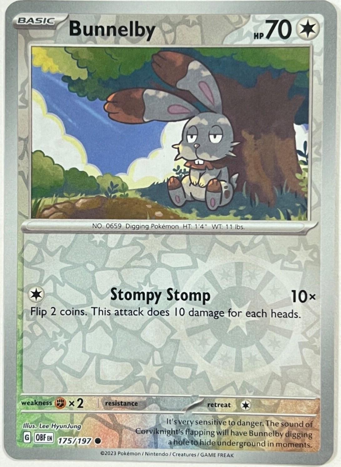 Bunnelby [Reverse Holo] #175