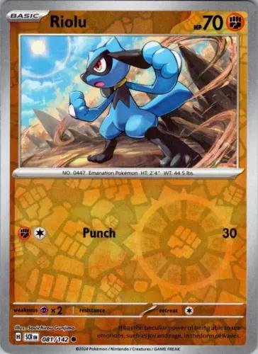 Riolu [Reverse Holo] #81