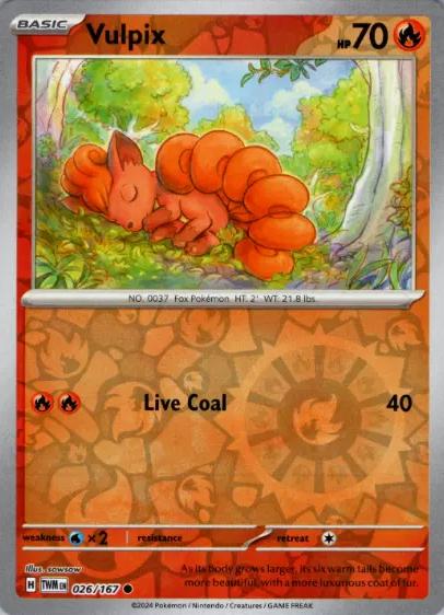 Vulpix [Reverse Holo] #26