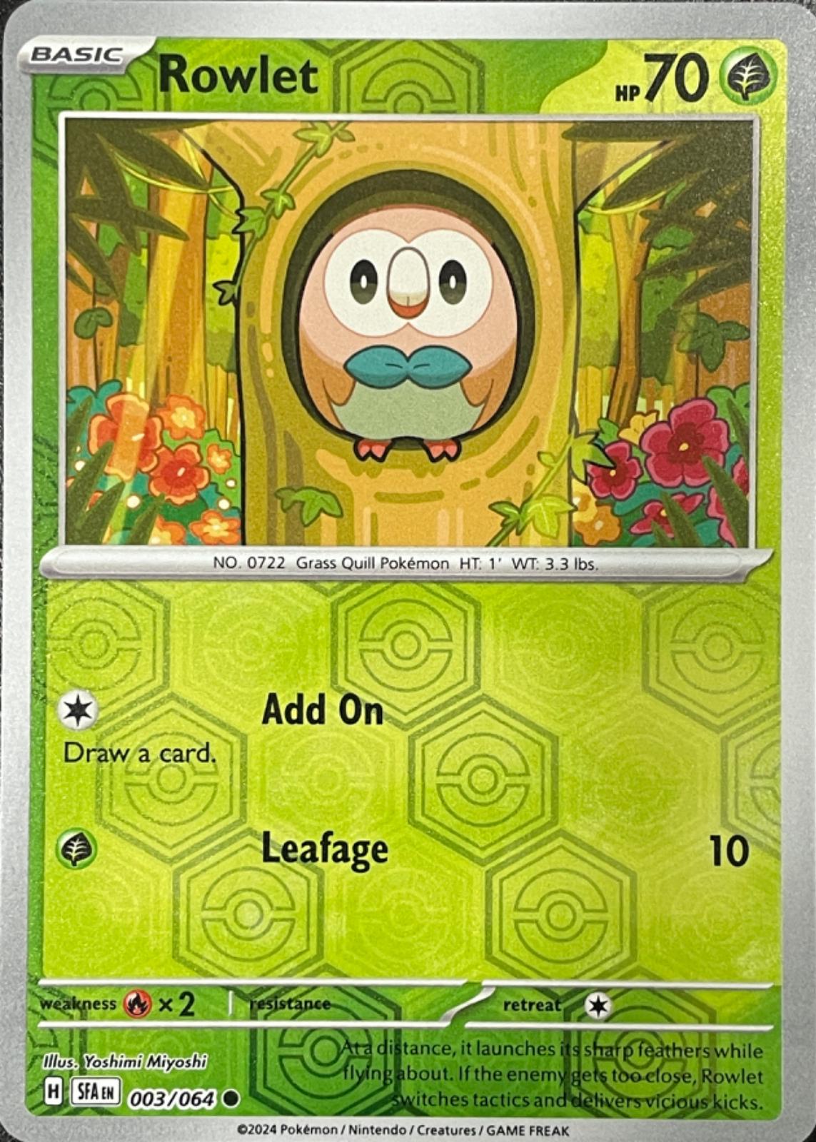 Rowlet [Reverse Holo] #3